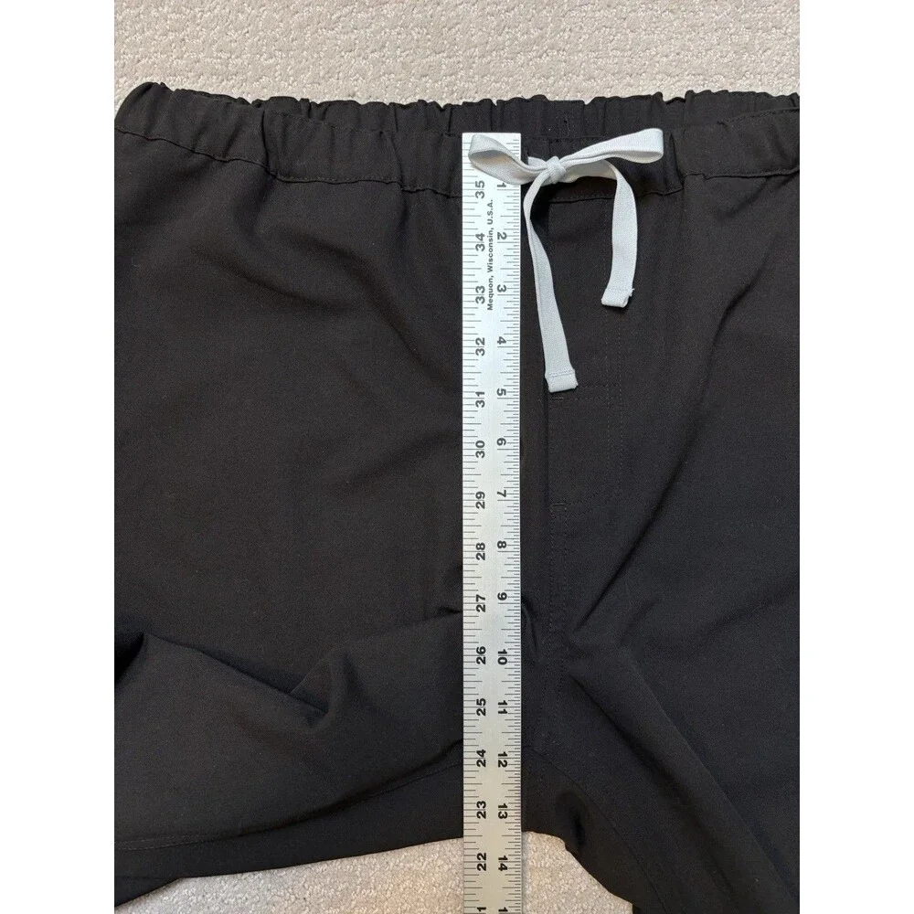 Men's Figs Pisco Basic Scrub Pants Technical Collection FM4500 Black Size Large